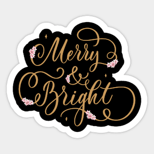 Merry and Bright Sticker